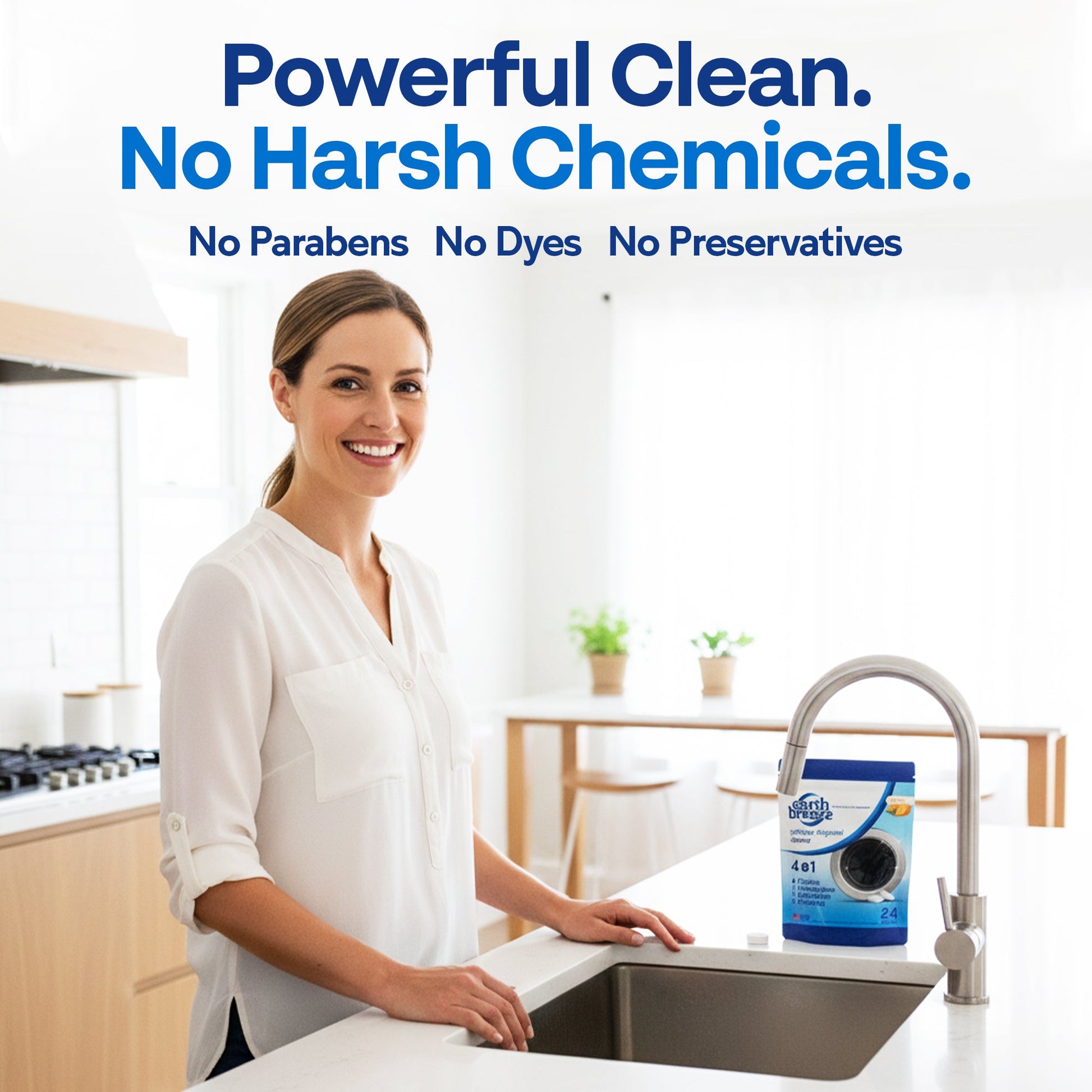 Garbage Disposal Cleaner Tablets - 4 Pack