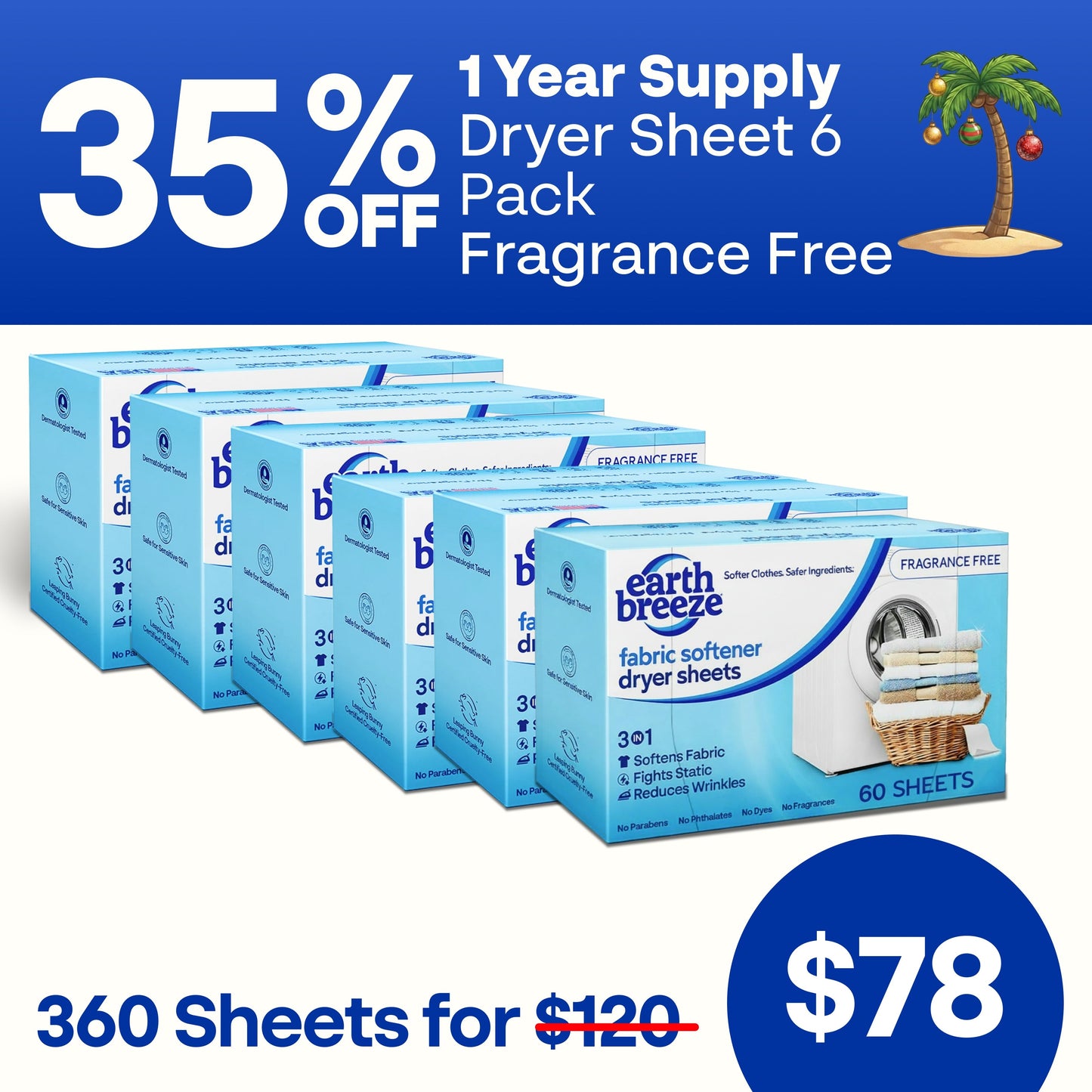 Dryer Sheet 6 Pack Bundle