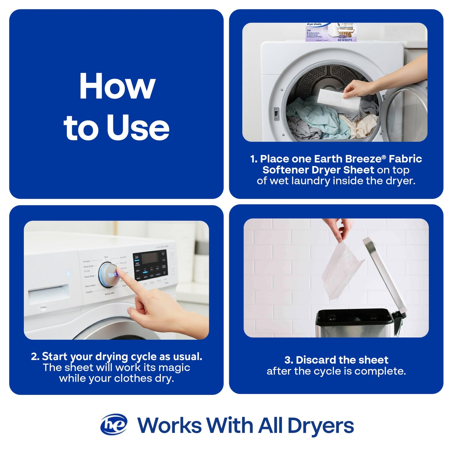 Dryer Sheet 6 Pack Bundle
