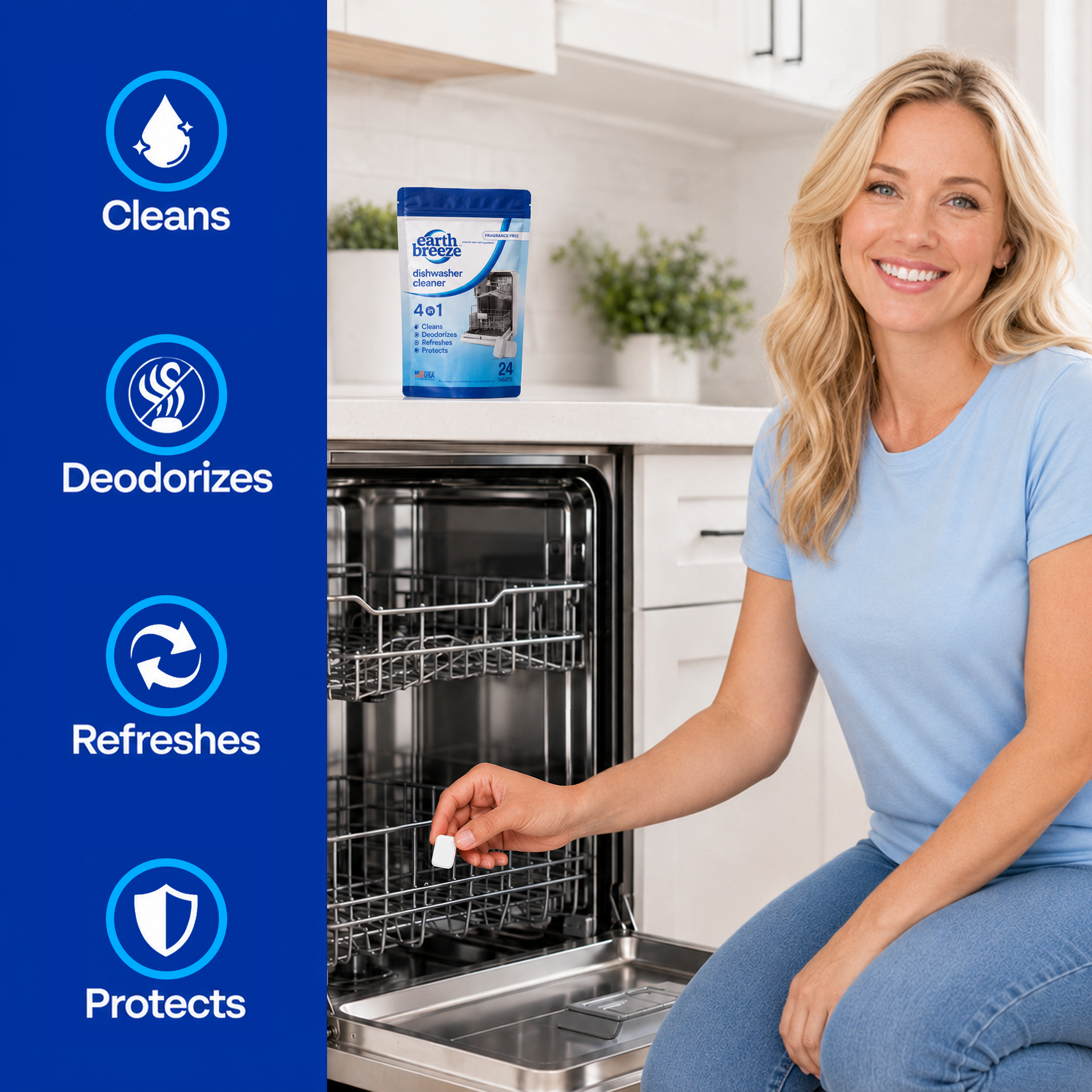 Dishwasher Cleaner - 4 Pack
