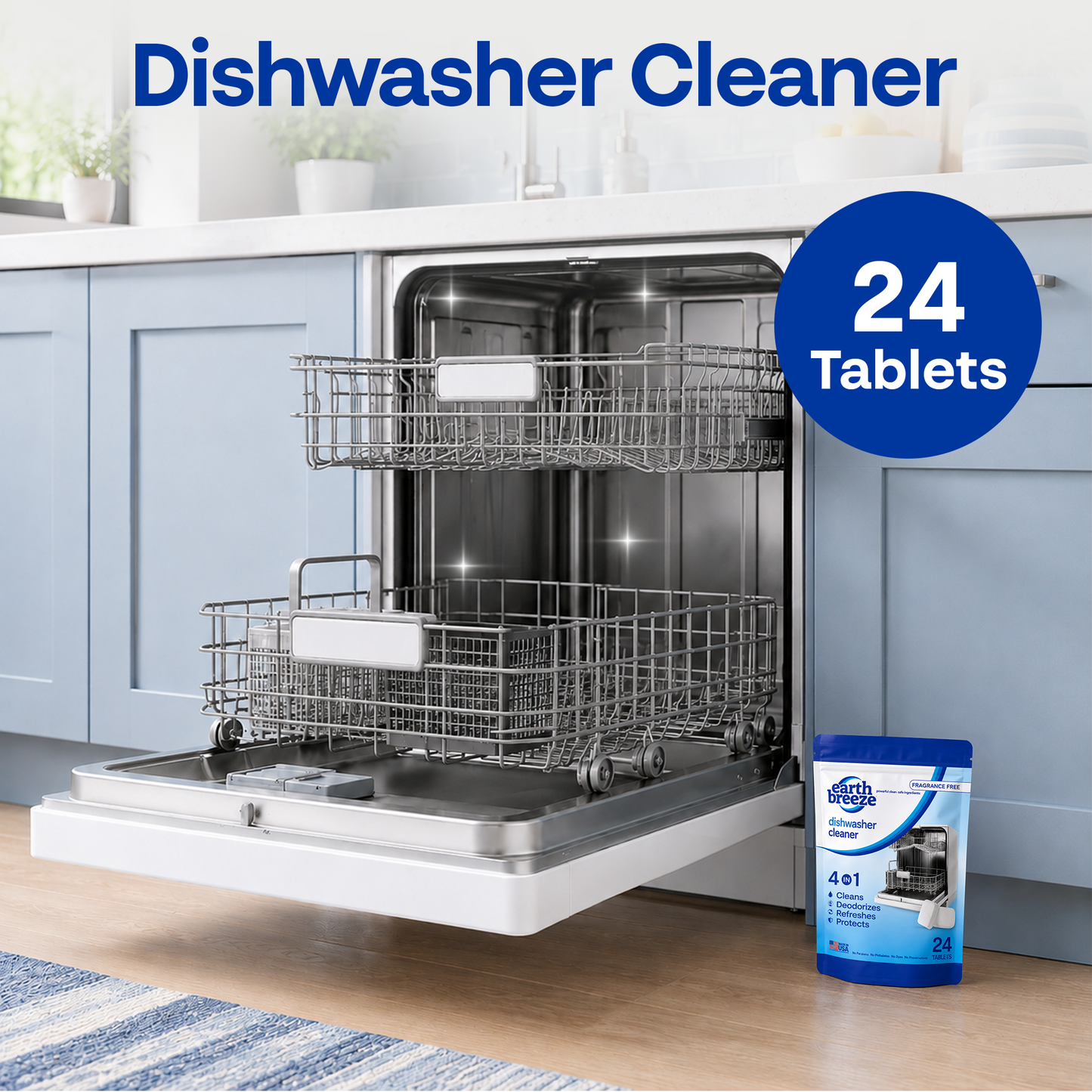 Dishwasher Cleaner - 4 Pack